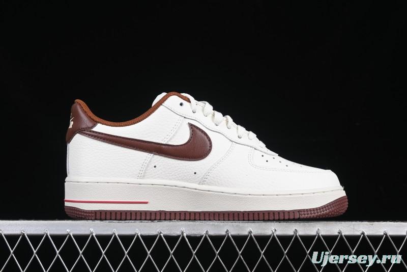 Nike Air Force 1 '07 Low Casual Sneakers with Full-Length Air Cushion - HQ7027-100