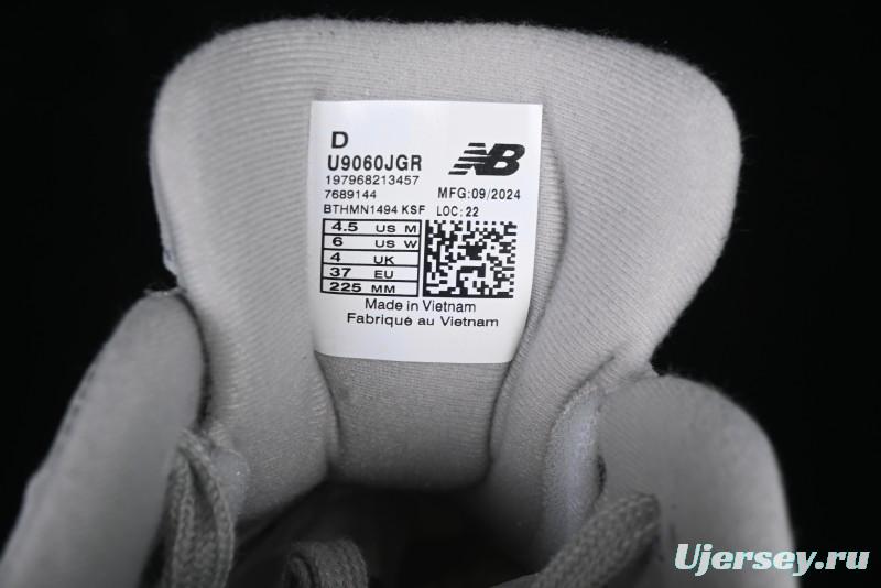 New Balance NB9060 Series Retro Casual Running Shoes with ABZORB Cushioning - U9060JGR