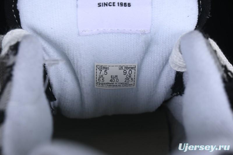 Vans Knu Skool Checkerboard Washed Denim Low-Top Casual Skate Shoes - VN000CS0239