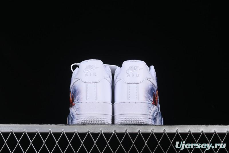 Nike Air Force 1 '07 Low Casual Sneakers with All-sole Air Cushion - DD8959-100