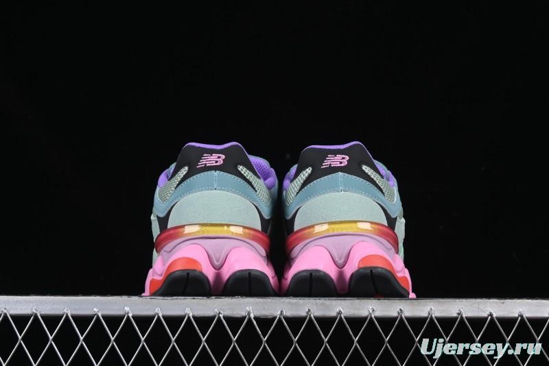 New Balance 9060 Retro Casual Running Sneakers with ABZORB Cushioning Technology - U9060WRB