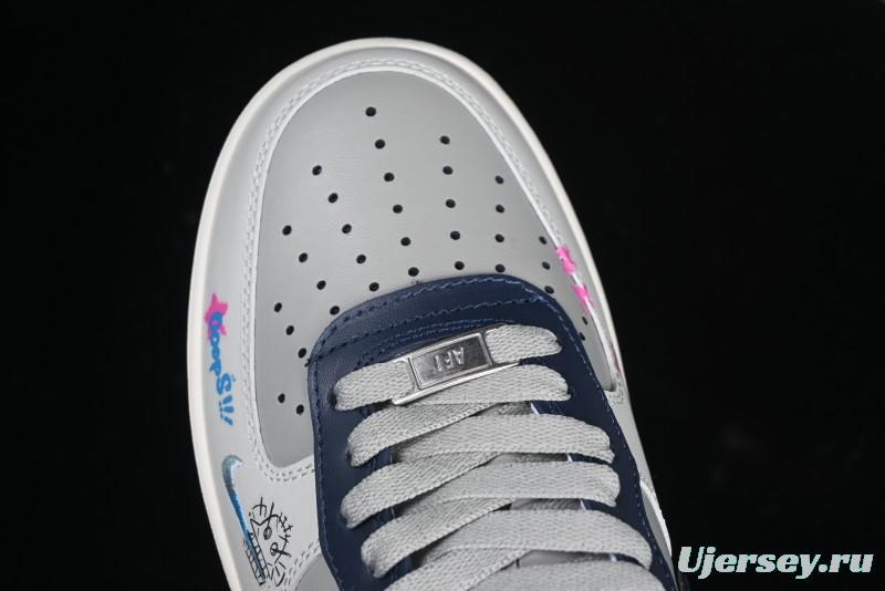 Nike Air Force 1 '07 Low "Jinkesi" League of Legends Series Jinx Custom Low-Top Casual Sneakers for Autumn Winter - XL2321-222