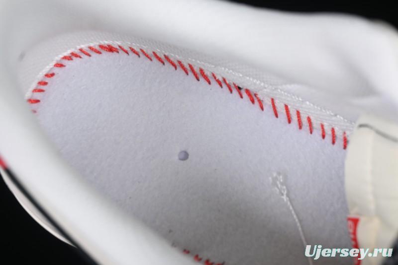 Nike Air Force 1 '07 Low Supreme Collaboration Casual Sneakers in Beige Black Red - BB7518-019