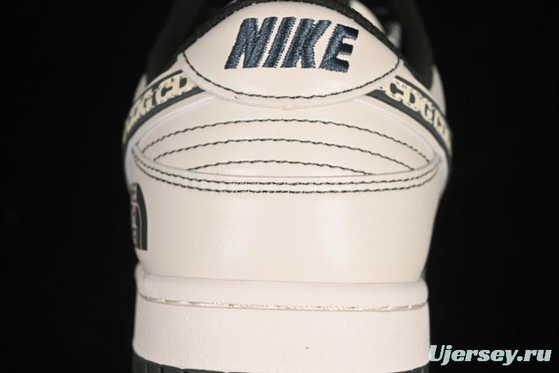 Nike SB Dunk Low The North Face x CDG Anniversary High-End Custom Low-Top Casual Sneakers - DM6868-015