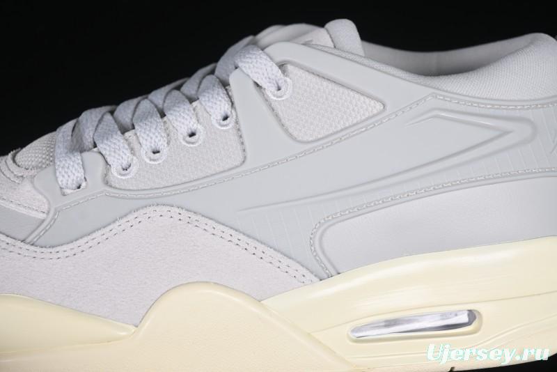 Nike Air Jordan 4 Remastered Sneakers with Textile Mesh Leather and Suede Upper - FQ7940-001