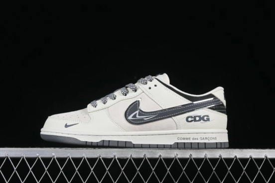 Nike SB Dunk Low CDG Collaboration Anniversary High-End Customized Low-Top Casual Sneakers - DJ2024-134