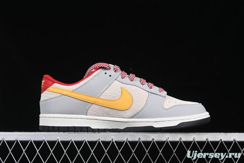 Nike SB Dunk Low The North Face Year of the Snake Collaboration Yellow Swoosh Anniversary Custom Low-Top Casual Skate Shoes - DJ2024-079