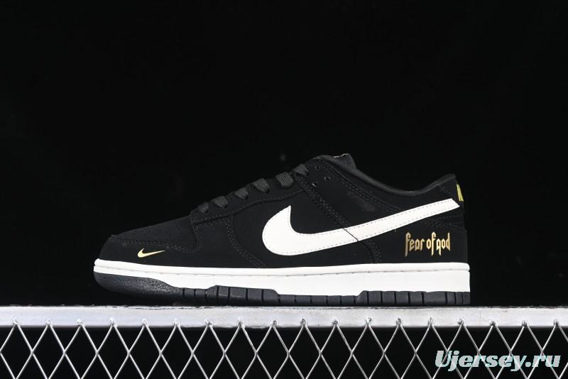 Nike SB Dunk Low FOG Collaboration - Anniversary High-End Custom Low-Top Casual Sneakers - KK1333-016