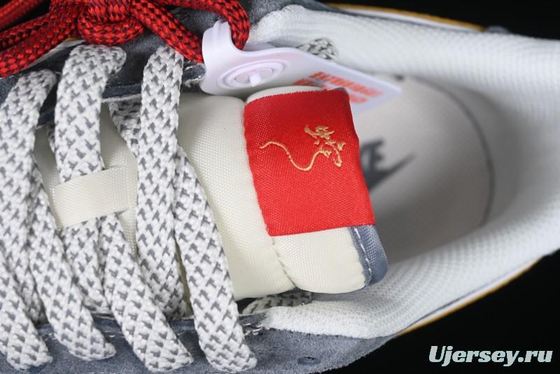 Nike Air Force 1 '07 Low Year of the Snake Limited Edition Golden Snake Scale Low-Top Casual Sneakers - XZ2025-688