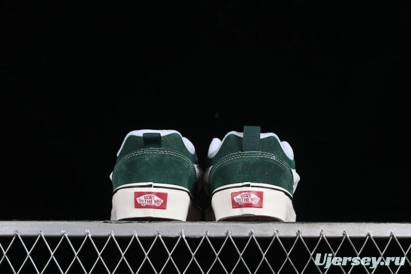 Vans Classics Knu Skool Green Platform Sneakers - VN0AUAK374