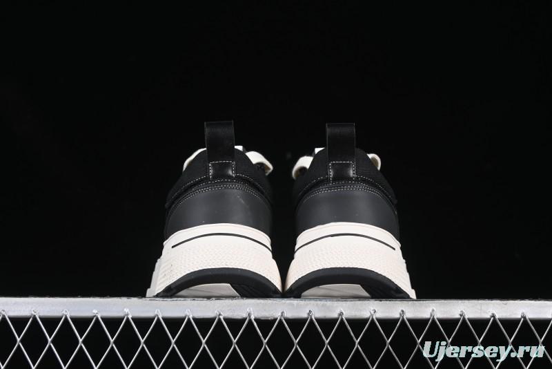 Shoot Brand Resonance Black Plum Retro Comfort Leather Anti-Slip Elevated Low-Top Casual Skate Shoes - AJD4