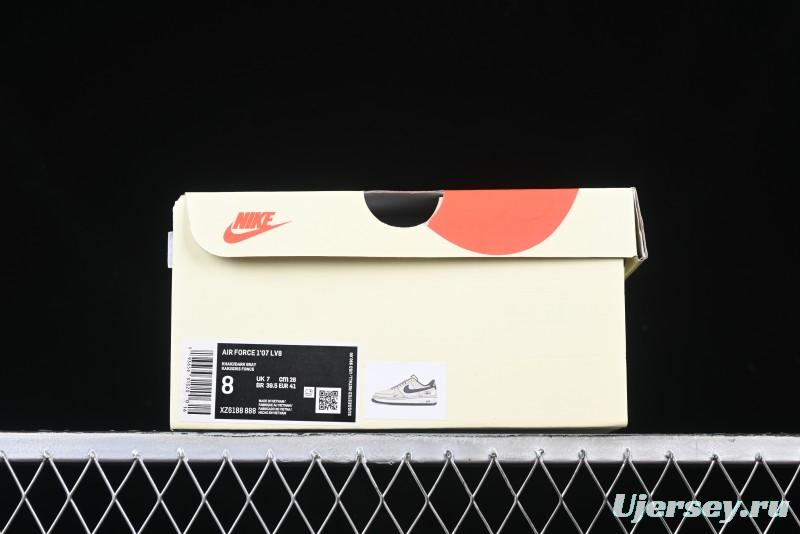 Nike Air Force 1 '07 Low Stussy Collaboration - Lambskin Brown Low-Top Casual Sneakers - XZ6188-888