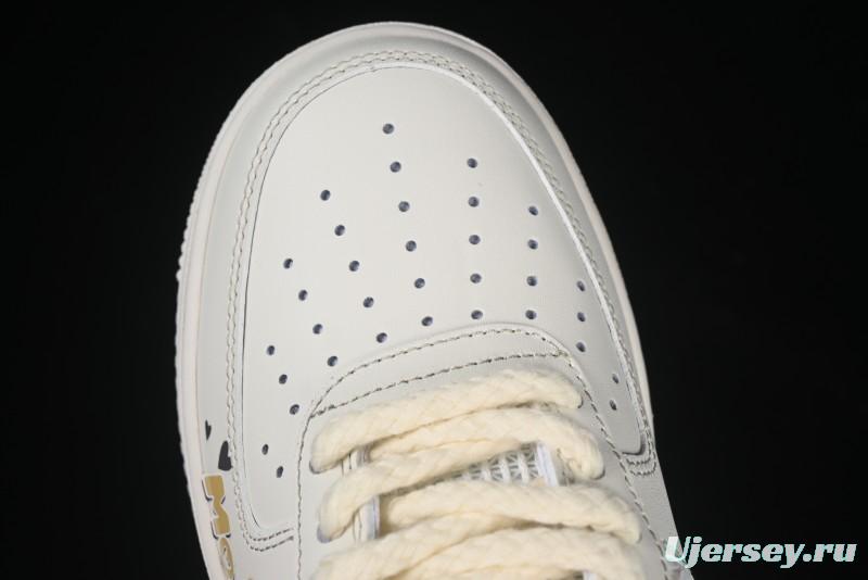 Nike Air Force 1 '07 Low Casual Sneakers with Pop Mart Molly Design - FJ7740-210