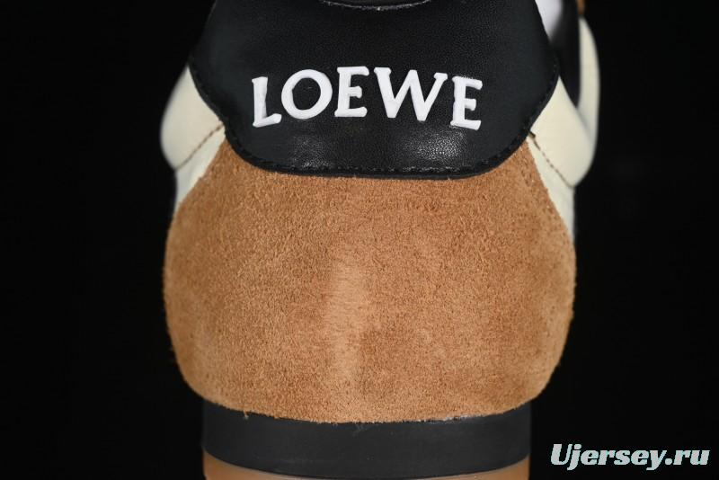 Loewe Ballet Runner 2.0 Sneakers Retro Style Lightweight Training Shoes - Apricor