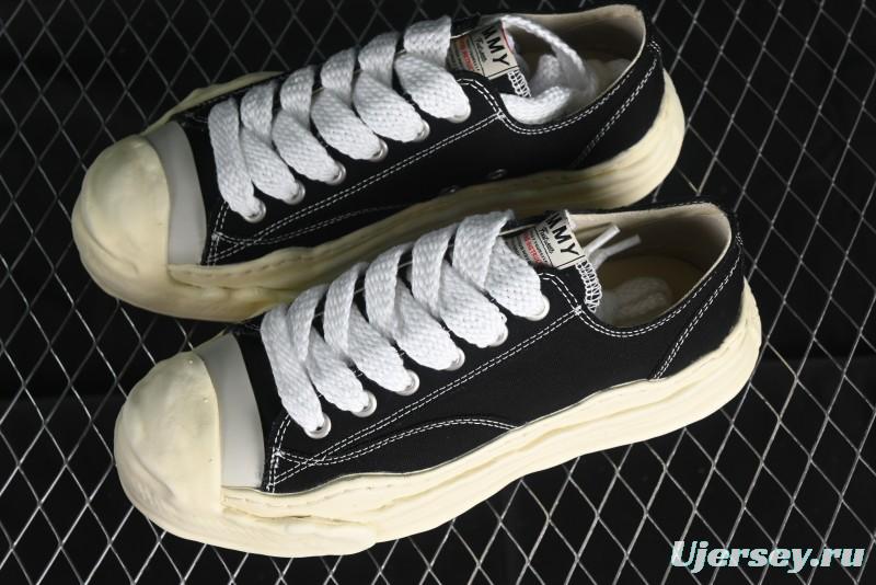Wayne MMY Original Sole Leather Low Sneaker with Deconstructed Ice Cream Sole - W.E5