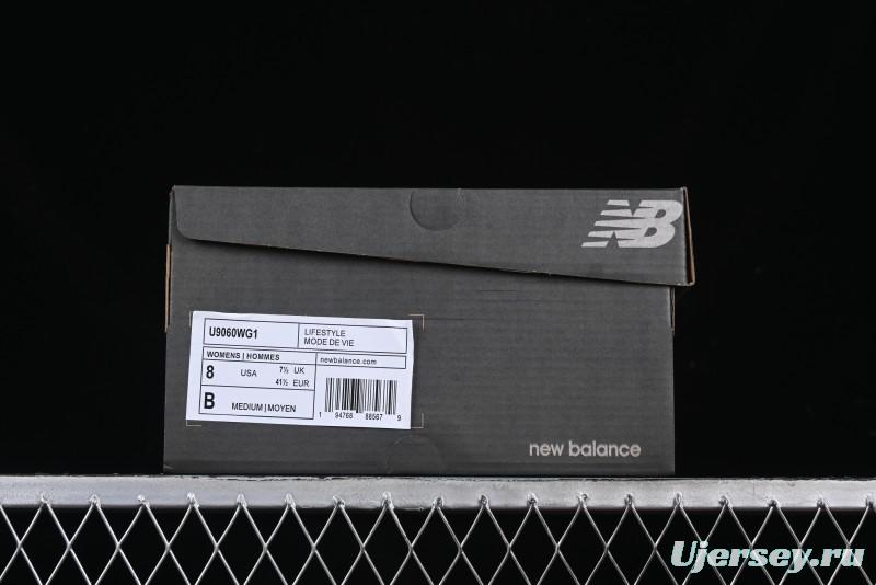 New Balance 9060 Retro Casual Running Sneakers with ABZORB Cushioning Technology - U9060WG1