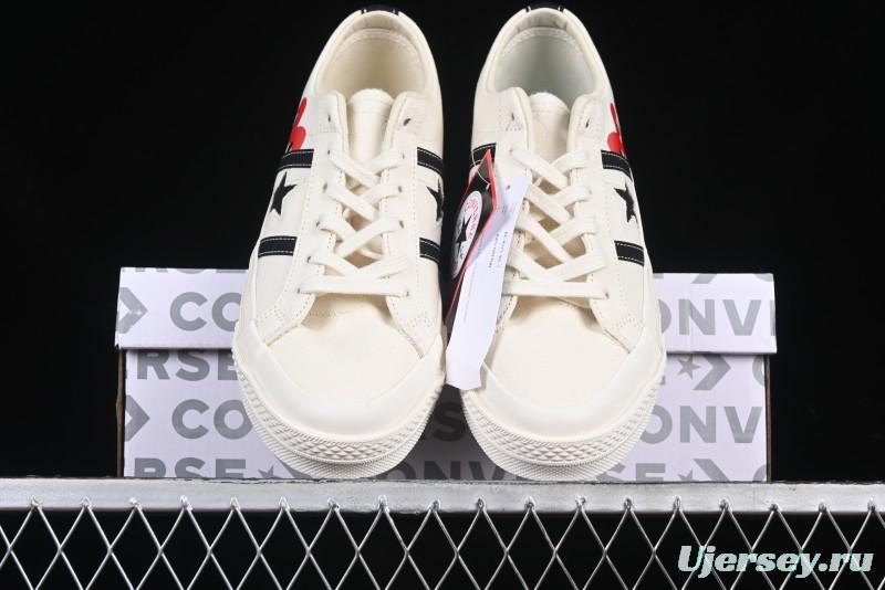 Converse One Star Academy Pro Low Top Casual Sneakers in Collaboration with Comme Des Garcons - A09878C