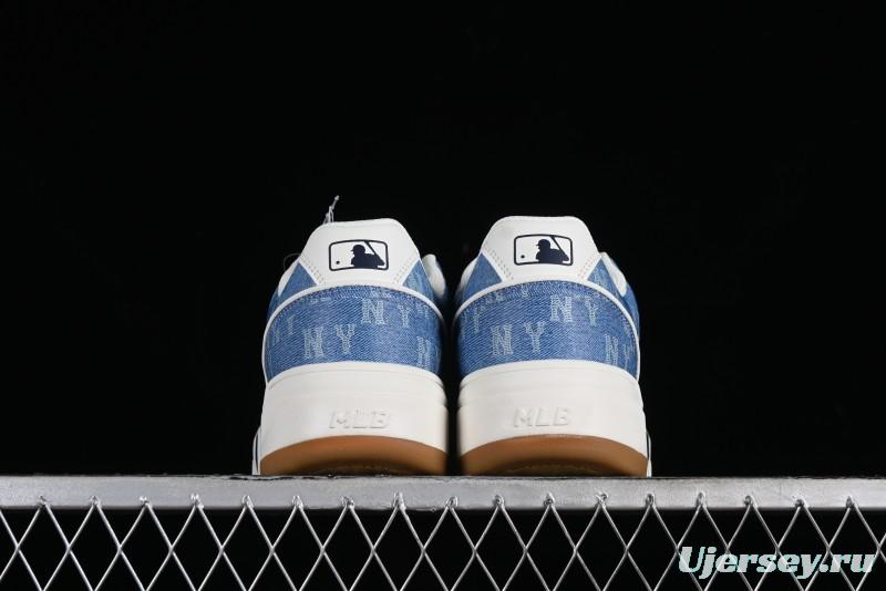 MLB Chunky Liner Basic Height Increasing Platform Sneakers with 6cm Inner Lift - 3ASXCLD4N50BLS