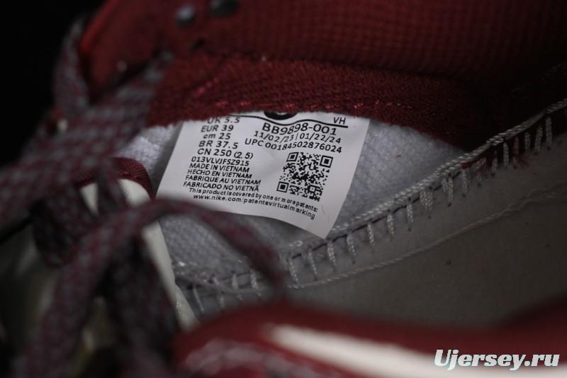 Nike SB Dunk Low Stussy Collaboration - Burgundy Starry Sky Anniversary High-End Custom Low-Top Casual Skate Shoes - BB9898-001