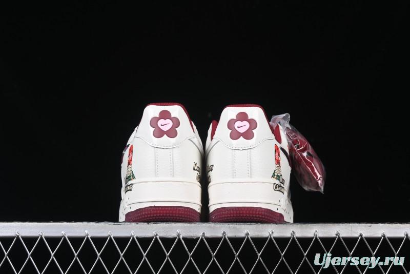 Nike Air Force 1 '07 Low "Grandma Christmas" Limited Edition Custom Casual Sneakers - FZ5068-616