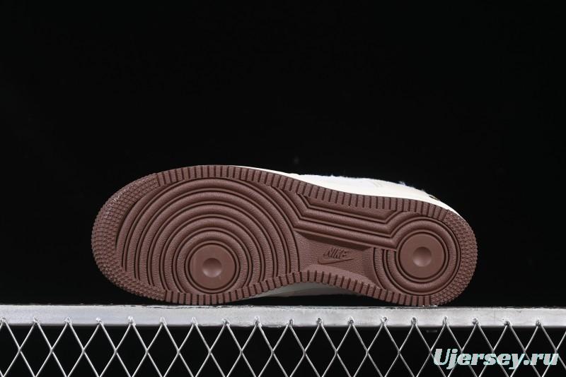 Nike Air Force 1 '07 Low Bape Camouflage Swoosh Beige Casual Sneakers - DF0188-030