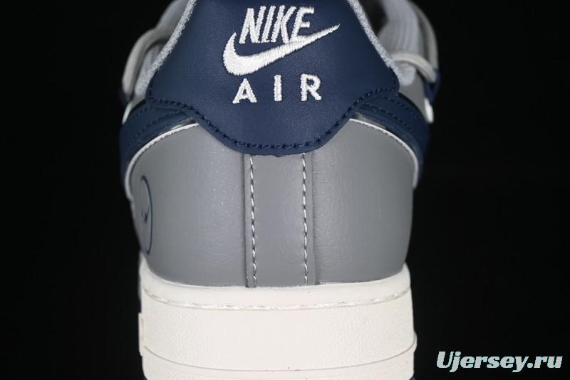 Nike Air Force 1 '07 Low Lightning Collaboration Cement Grey Drawstring Casual Sneakers - SJ1198-111
