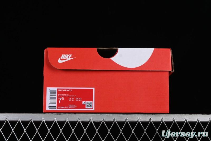 Nike Air Max 1 Premium Retro Running Shoes with Half-Sole Air Cushion - HJ3966-100