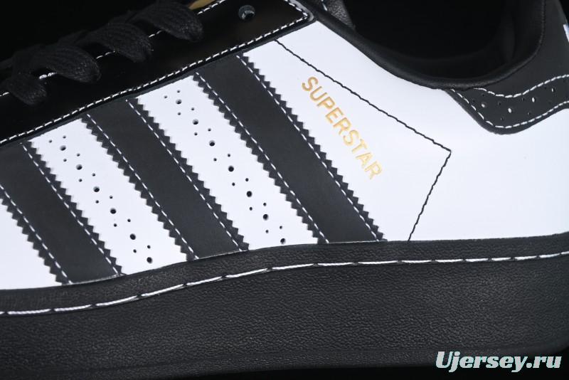 Adidas Originals Superstar XLG Casual Sneakers with Shell Toe and Thick Sole - IE8409