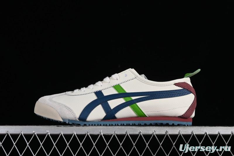 Onitsuka Tiger Mexico 66 Low-Top Leather Casual Running Shoes - 1183A201-115