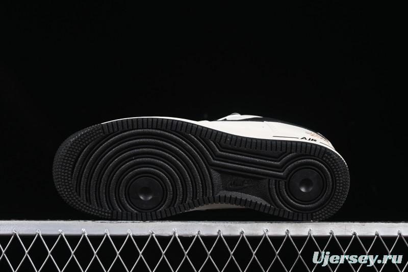 Nike Air Force 1 '07 Low Stussy Collaboration Rose Gold Embroidery Low-Top Casual Sneakers - XZ6188-720