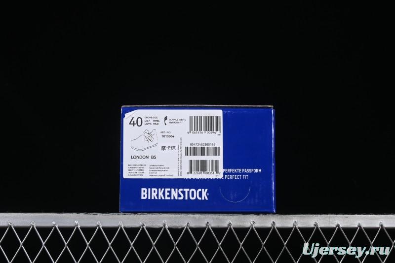 Birkenstock London BS Unisex Slip-On Casual Shoes with Soft Suede Leather and Lambswool Insole - BS