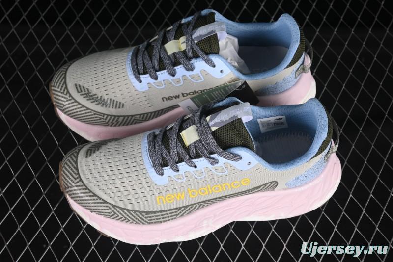 New Balance Fresh Foam X More V3TDS Low-Top Running Shoes with Durable Slip-Resistant Outsole - WTMORUG3