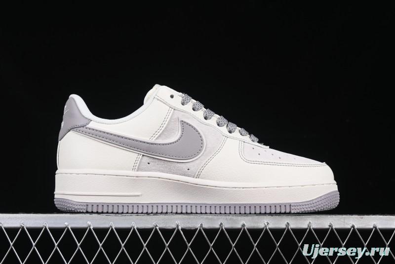 Nike Air Force 1 '07 Low The North Face Collaboration Beige Grey Red Label Casual Sneakers - BB7518-009