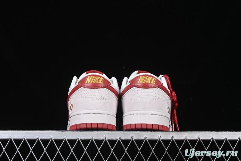 Nike SB Dunk Low Gucci Collaboration Red Snake Anniversary High-End Custom Low-Top Casual Sneakers - XX3168-111