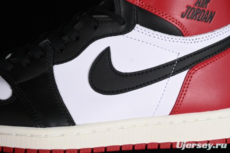Nike Air Jordan 1 High OG "Black Toe Reimagined" Retro Basketball Shoes - DZ5485-106