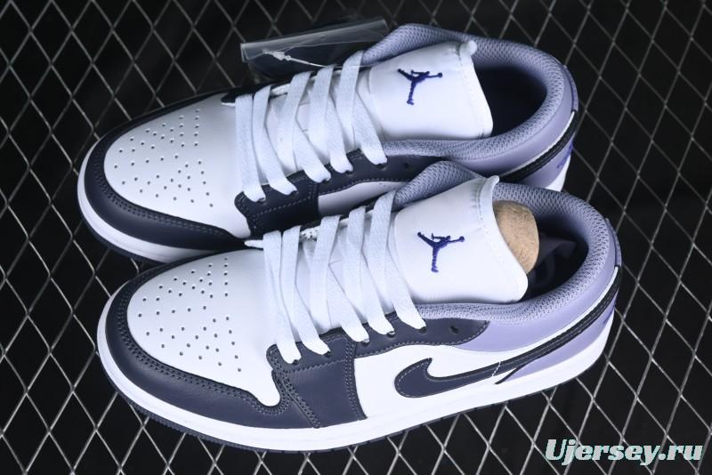 Nike Air Jordan 1 Low AJ1 Haze Purple Casual Sneakers - 553558-145