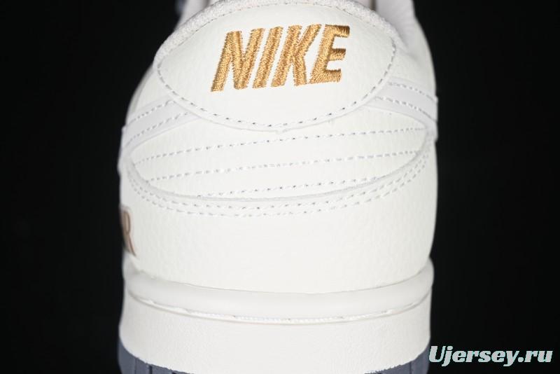 Nike SB Dunk Low Dior x Stone Island Triple Collaboration - Anniversary High-End Custom Low-Top Casual Sneakers - DM6868-043