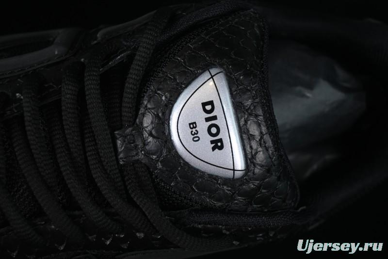 Dior B30 Sneakers with Reflective CD30 Logo and Lightweight Rubber Sole - CD30