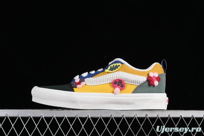 Vans Knu Skool Trip Multi Floral Patchwork Sneakers - VN0009QCBMI