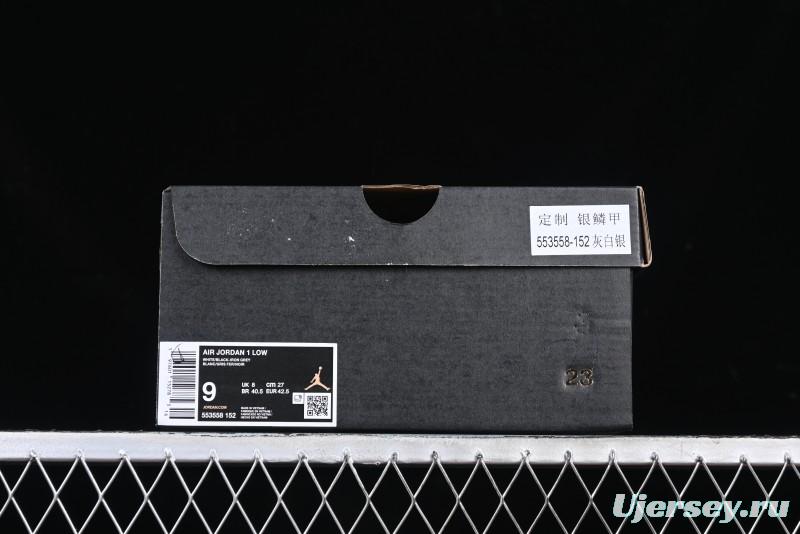 Nike Air Jordan 1 Low AJ1 Snake Year Custom Low-Top Culture Basketball Shoes - 553558-152