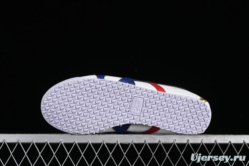 Onitsuka Tiger Mexico 66 Low-Top Leather Sneakers for Casual Running - D507L-0152