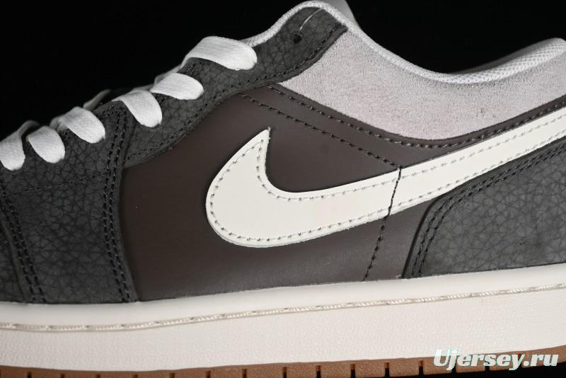 Nike Air Jordan 1 Low "Snkrs Day" Casual Sneakers with Grey Toe Design - FD0399-004