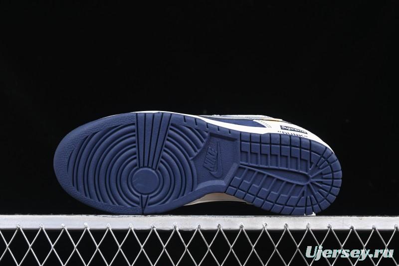 Nike SB Dunk Low Stussy Anniversary Edition Customized Low-Top Casual Sneakers - DM6868-035