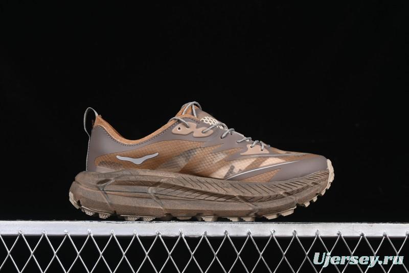 HOKA ONE ONE Satisfy Running Mafate Trail Low-Cut Cushioned Outdoor Hiking Shoes - 1157050 RBBR