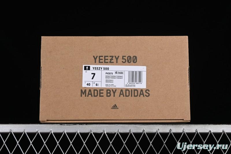 Adidas Yeezy 500 Bone White Casual Running Shoes - FV3573