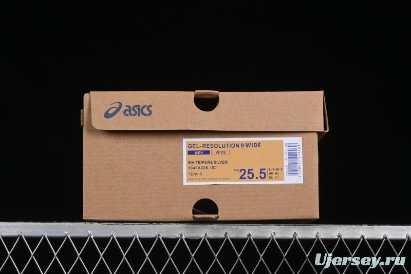 Asics Gel-Resolution 9 Wide Retro Breathable Cushioned Casual Running Shoes - 1042A226-100