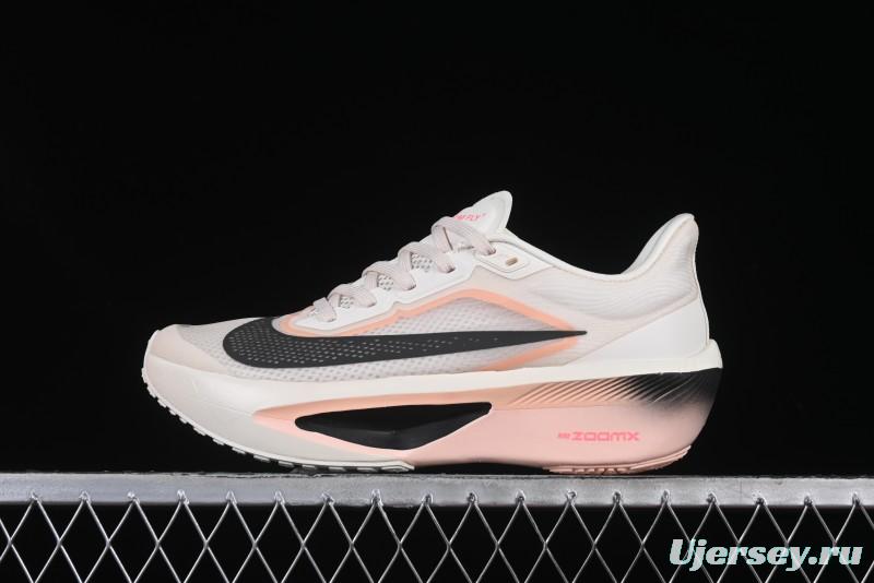 Nike Zoom Fly 6 Lightweight Responsive Running Shoes with Flyknit and React Technology - FN8455-102