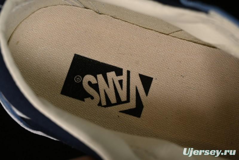 Vans Sk8-Mid Reissue 83 High-End Blue Suede Retro Skate Shoes - VN000CQDDWR