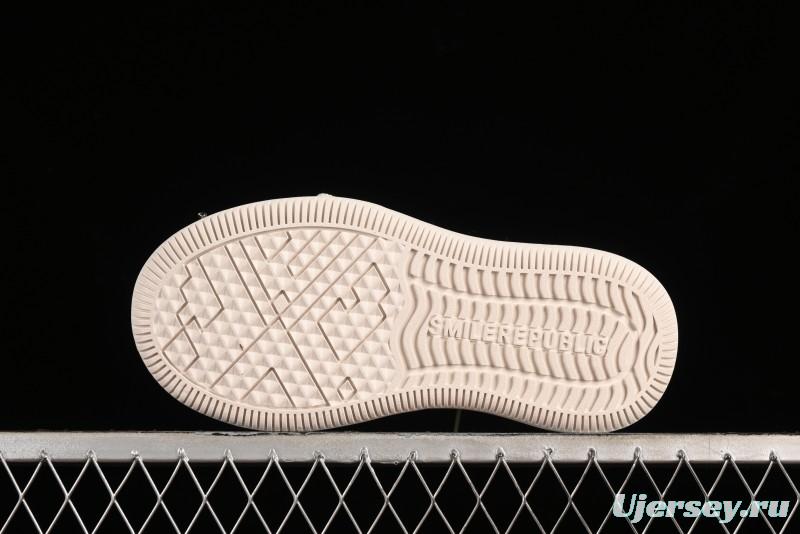 SMILEREPUBLIC SMILE Canvas Sneakers with Cut Wool Fringe and Unique Weaving - G.D4