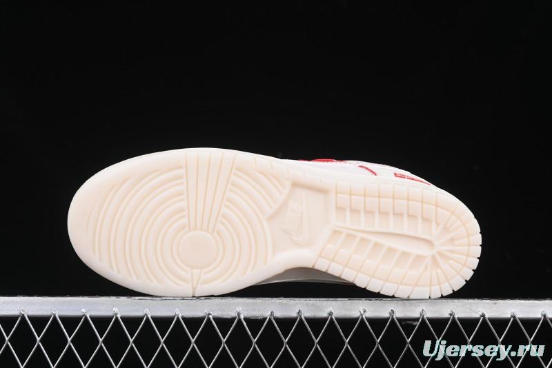 Nike SB Dunk Low Supreme Collaboration Anniversary Custom Low-Top Casual Sneakers - DM6868-033